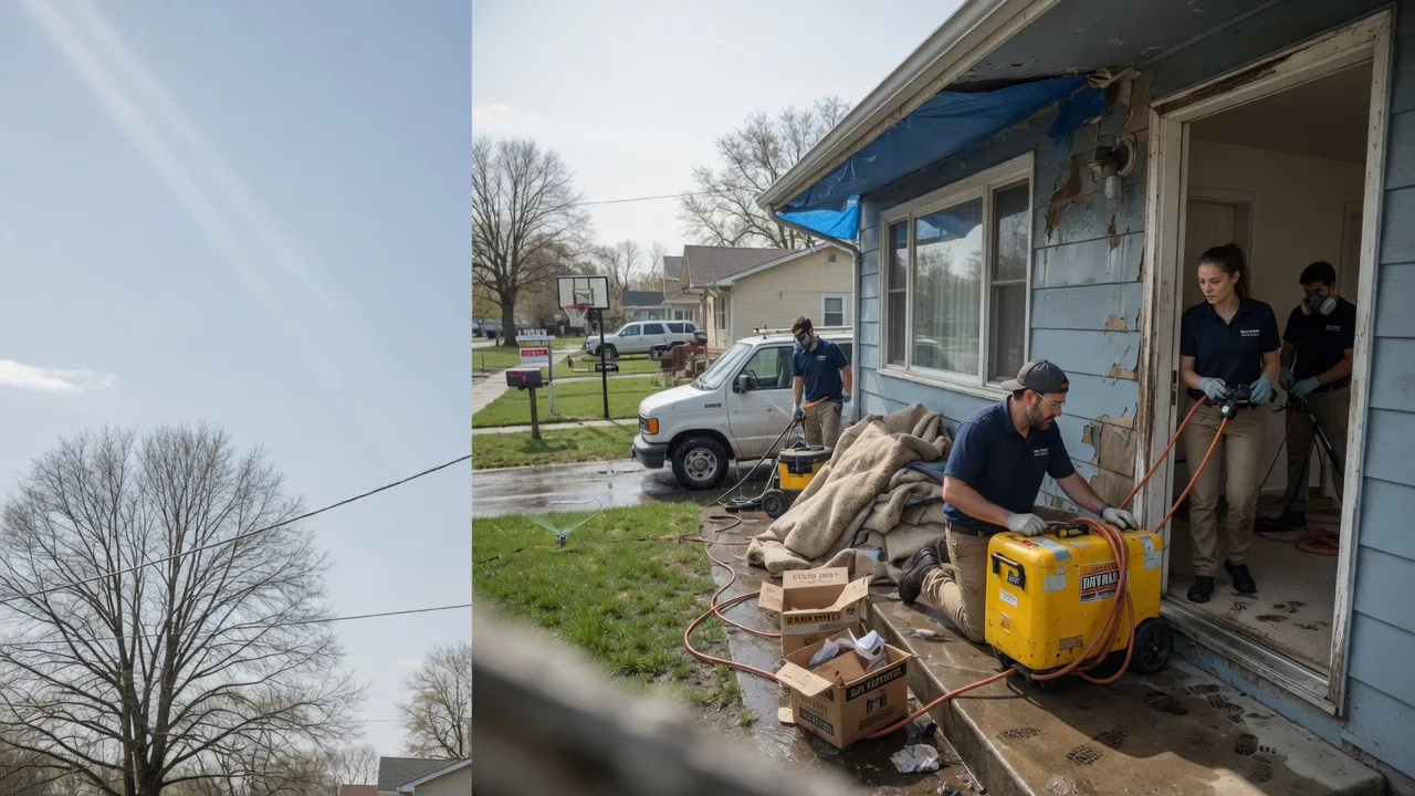 Basement Flood Cleanup in Oreana, IL near me